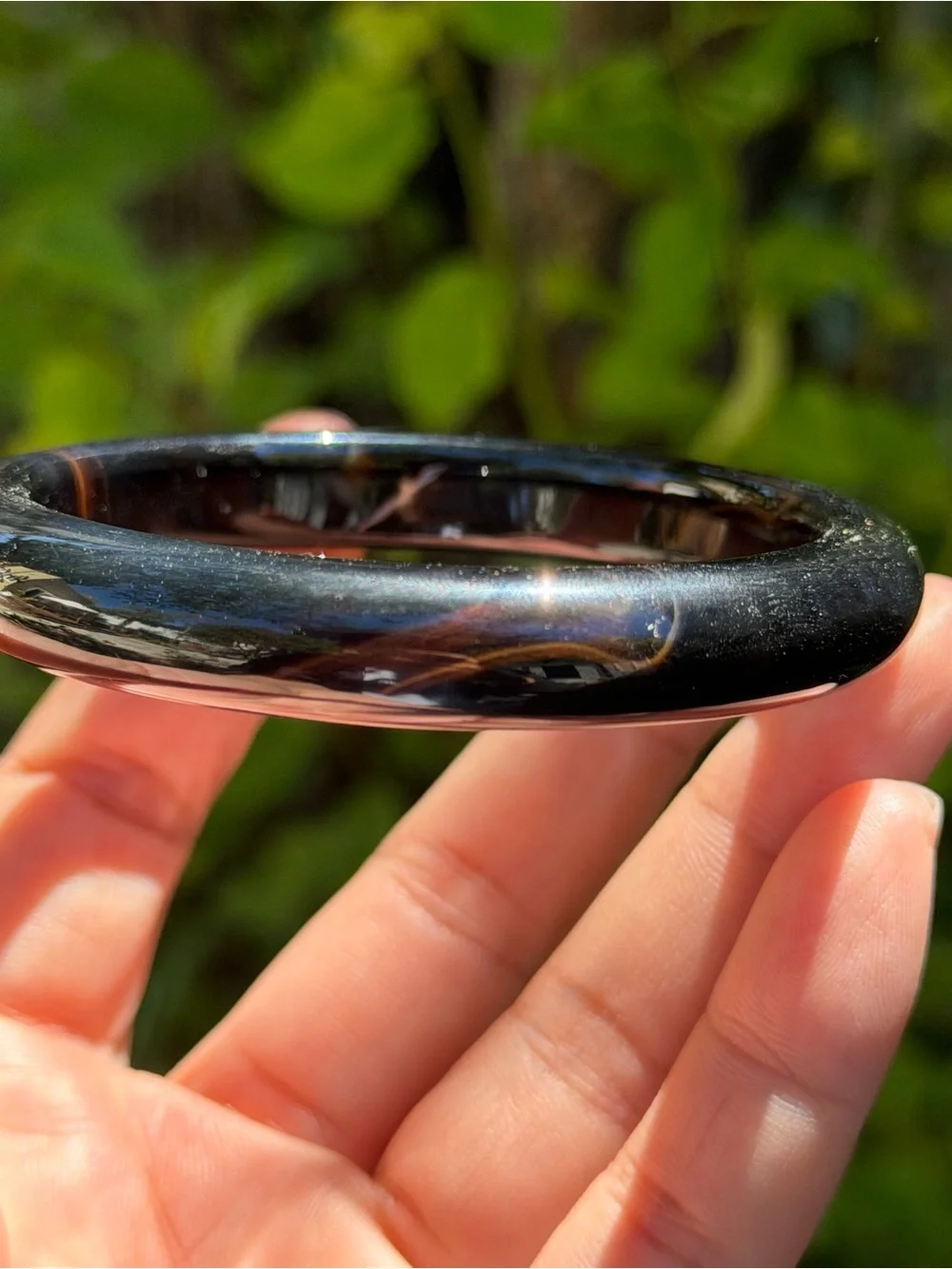 60mm inner diameter black onyx bangle 1826